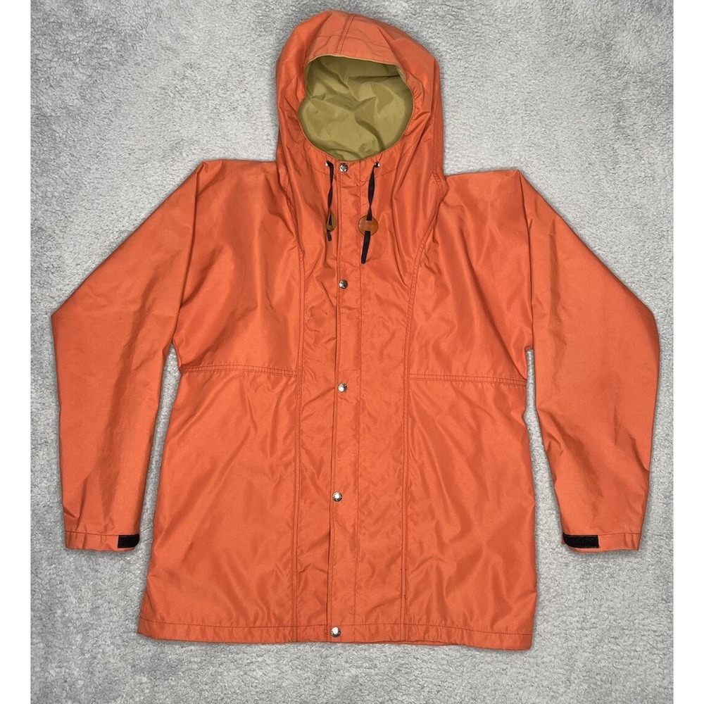 Vintage The North Face 1970s Gore-Tex Jacket Orange Adult Medium Made In USA‎